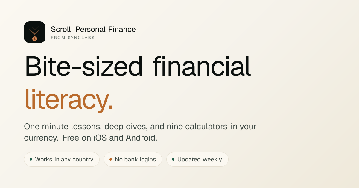 Show HN: I built a microlearning app to learn personal finance